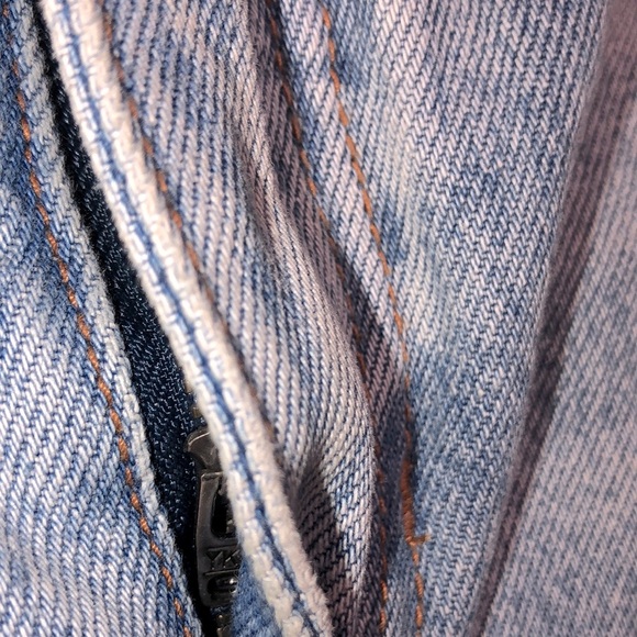 We the Free size 25 distressed jean skirt - Picture 7 of 7